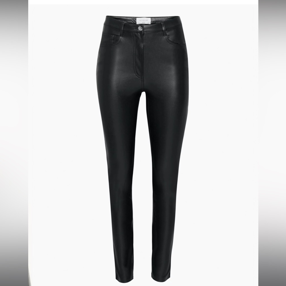 Vegan Leather “Melina” Slim Pant